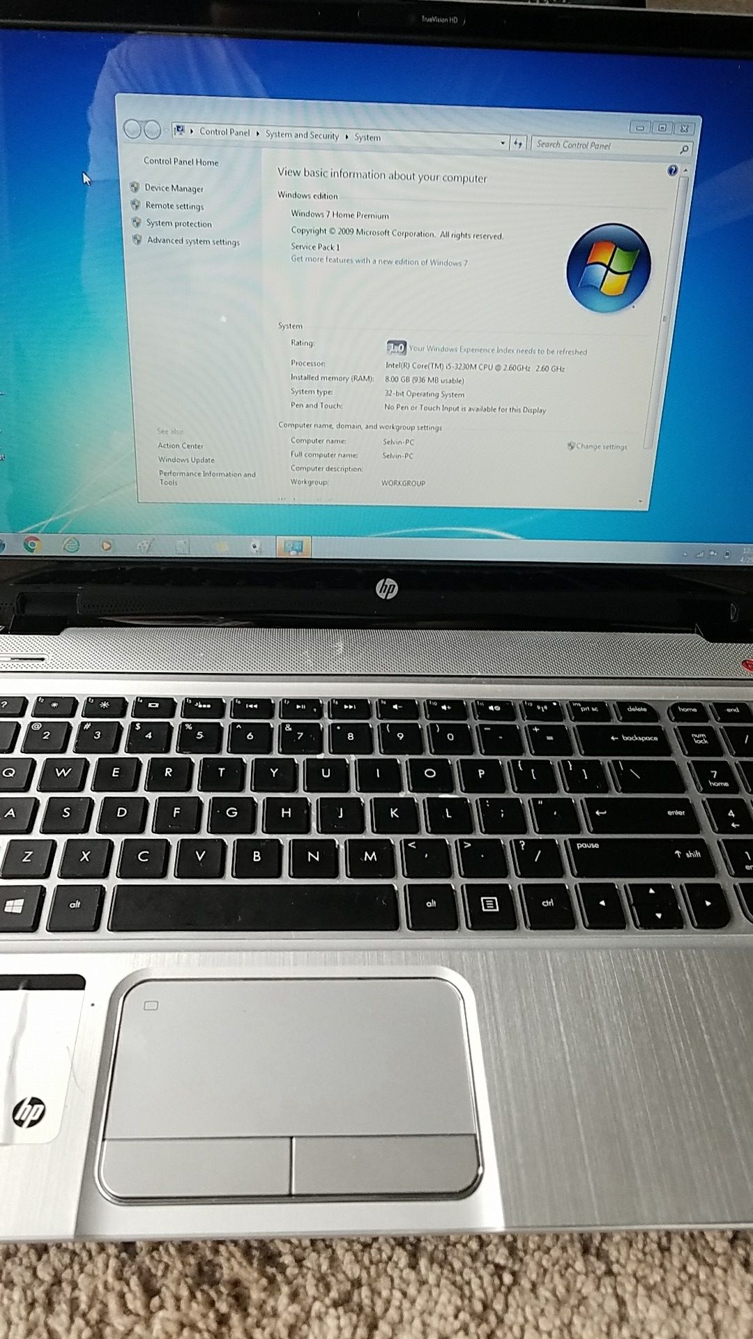 HP ENVY M6 NOTEBOOK PC