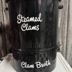 Clam steamer - storage box included