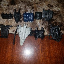 1980's G.i. Joe Backpacks, Jinx, Mercer, Shockwave, Annihilator, Toxo Viper