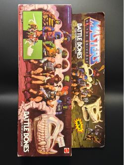 Mattel 1984 Masters of the universe motu battle bones CIB/Sealed