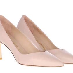 Stuart Weitzman Anny 70 Dolce Leather Stiletto Pumps Size 10 