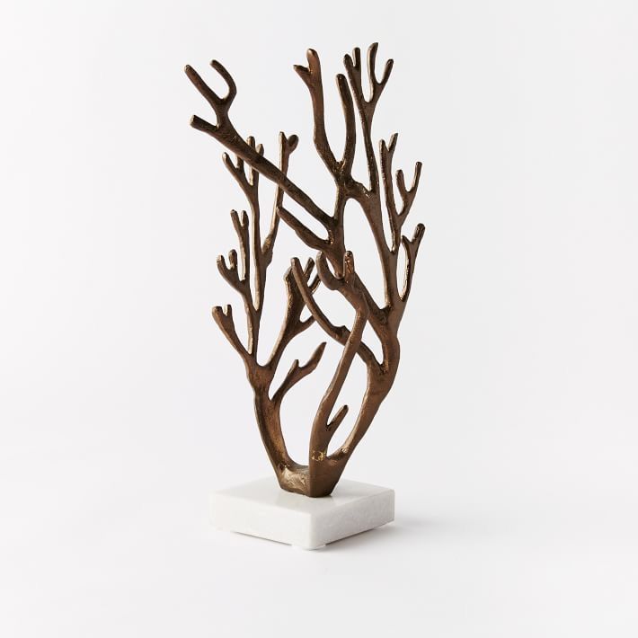 NEW - West Elm - Coral Jewelry Tree
