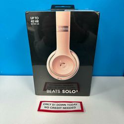 Beats Solo 3 Bluetooth Headphones- PAY $1 To Take It Home - Pay the rest later