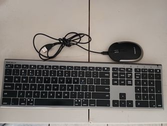 Macally Bluetooth Keyboard + Mouse (Space Gray & Black) – $35 OBO (Need Gone ASAP)