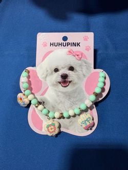 Dog Necklace with Charms
