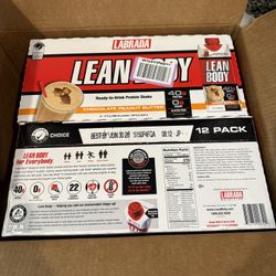 Lean Body Chocolate Peanut Butter Protein Shakes- 12 Count 