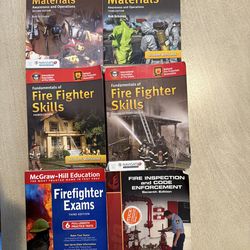 Firefighter text books and workbooks