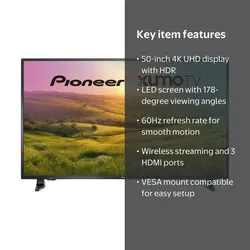 Pioneer 50-Inch 4K LED Smart