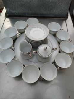Vintage Porcelain Tea Set