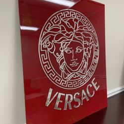 Versace Wall Sign 28”w X 34”h 