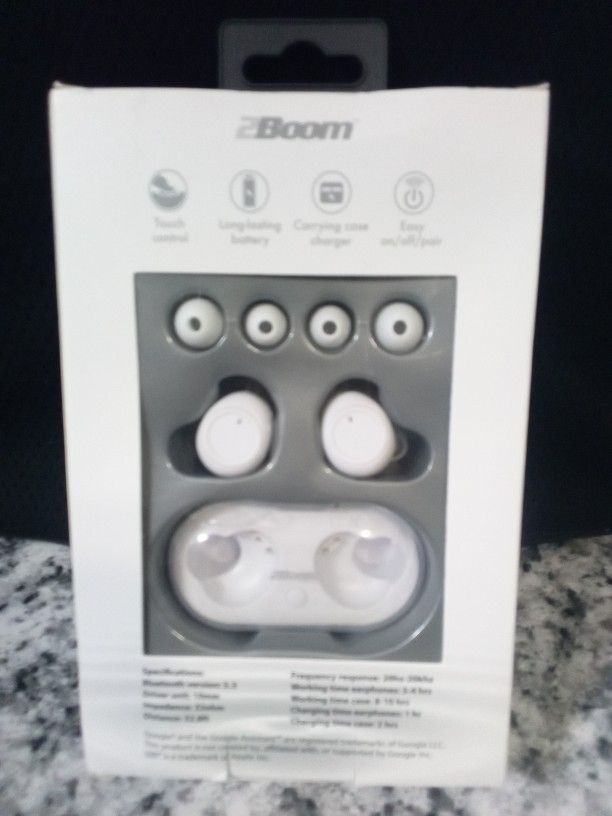 Bluetooth Wireless Earphones (Google Assistant & Siri Enabled)