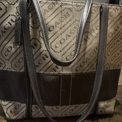 Vintage Coach Lozenge Tote y2k 