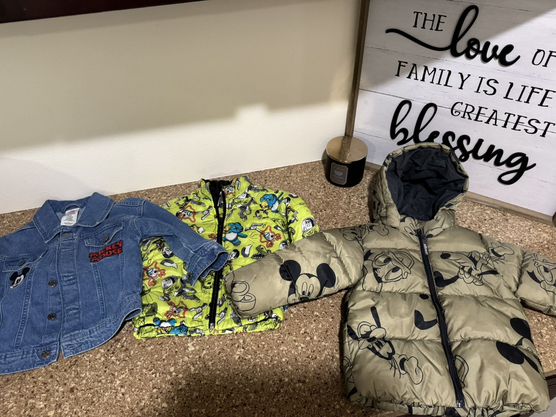 Disney Toddler Jackets