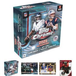 2025 Topps Chrome Football Mega Box 