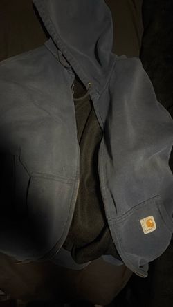 Blue Carhartt hoodie