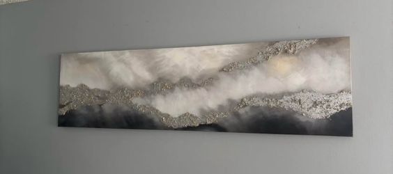 Abstract Mixed Media Wall Art Panel