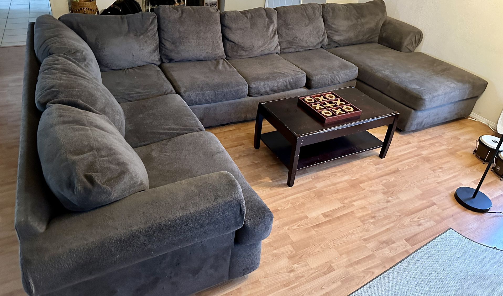 XLarge Sectional Couch And Table - FREE! 