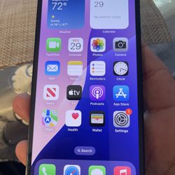 iPhone 13 128gb Factory Unlocked.  Back Has A Crack. 