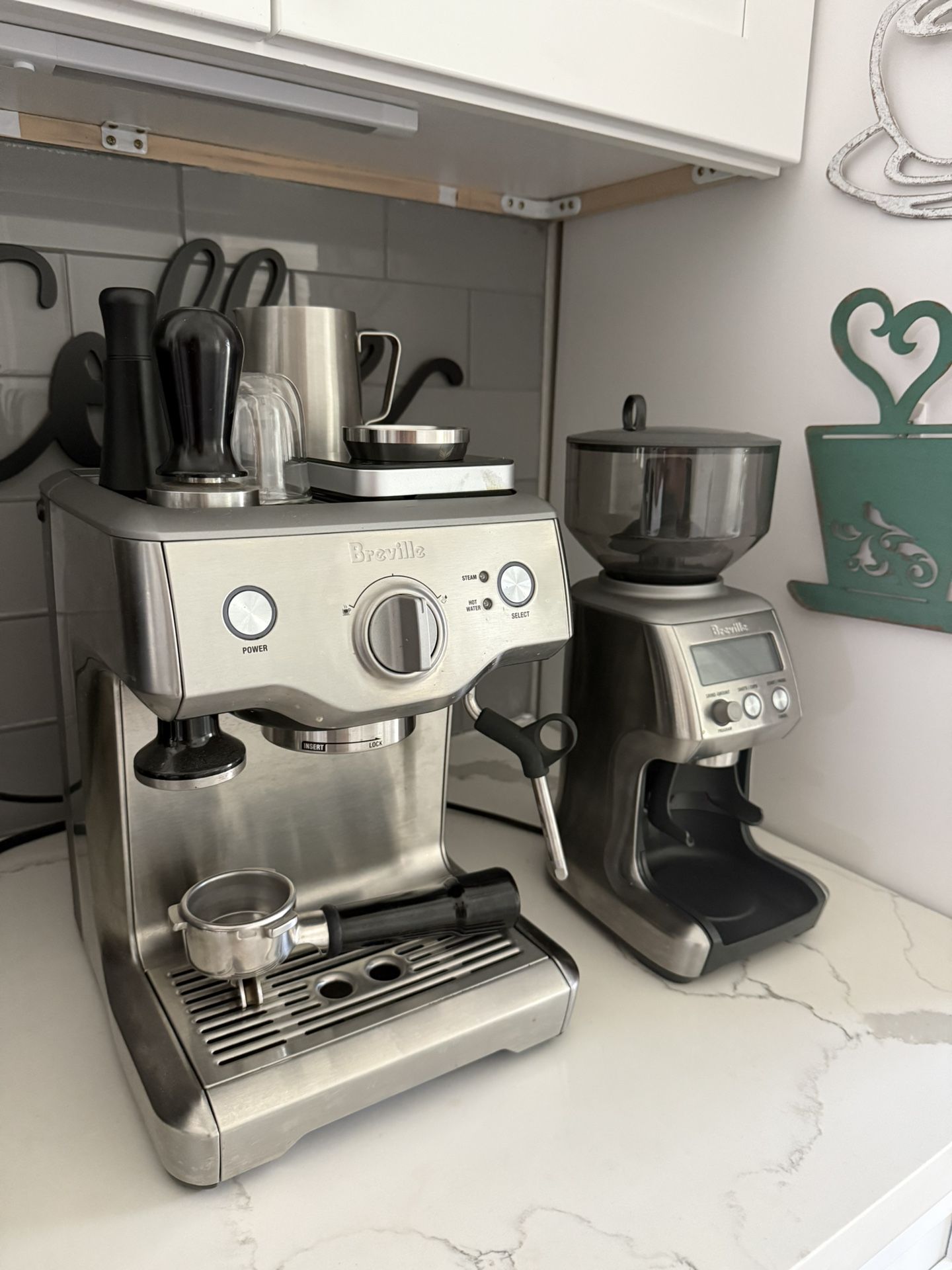 Breville Duo Temp Pro Espresso Machine (complete Setup)