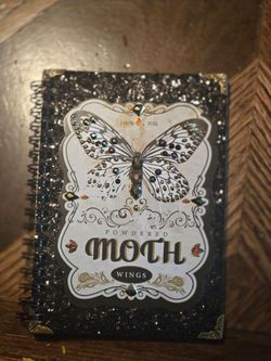 Handmade Gothic Moth Journal | Embellished Spiral Notebook | Dark Academia Journal | 4x6 Notebook