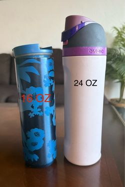 Two Water Bottles – 16 oz and 24 oz
