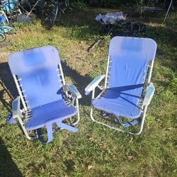 Price Is Firm.. Two Backpack Beach Chairs