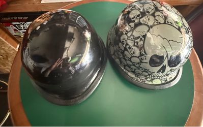 Novelty helmets size large and small