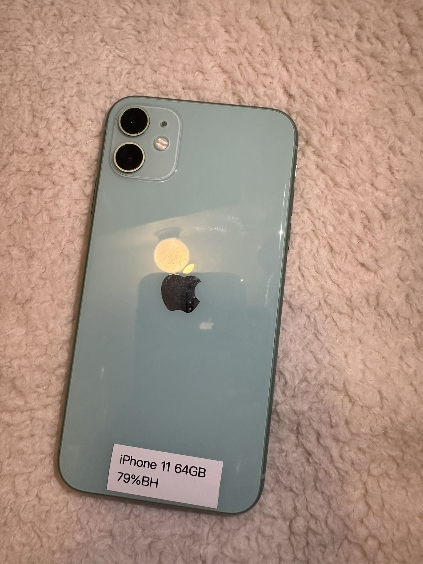 Apple iPhone 11 - 64GB - Green (Unlocked) - 79% Battery Health - Great Condition