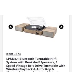 Vintage Record Player 