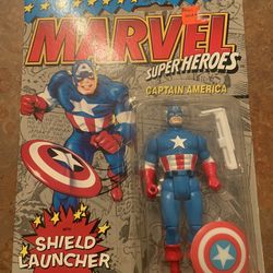 Captain America Shield Launcher Figure 