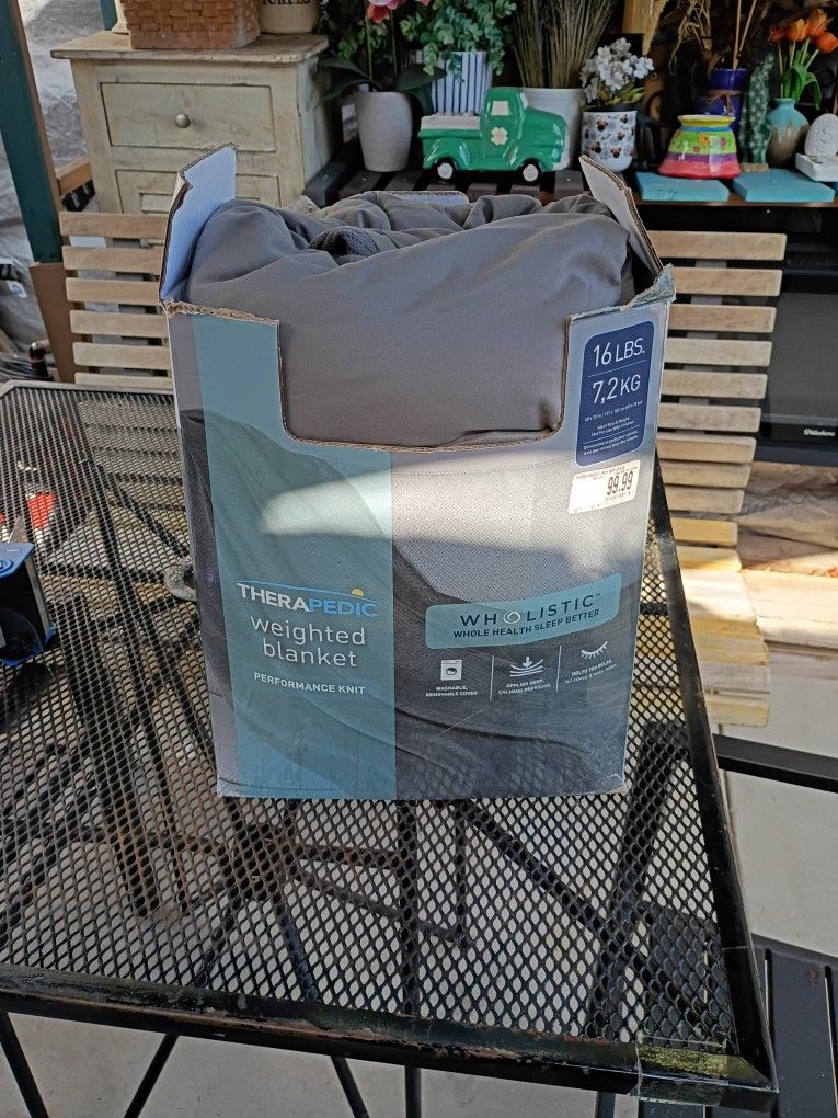 Therapedic 16lb Weighted Blanket 48"X72"