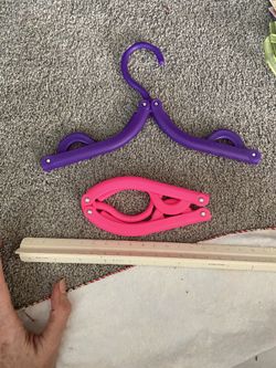 Collapsable Cloth hangers-2