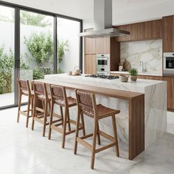Feder Brown Counter Stool (Set of 2)