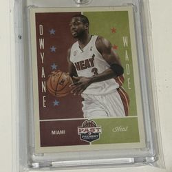 Dwayne Wade Past And Present NBA card 2012/13