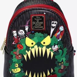 Loungefly Disney The Nightmare Before Christmas Wreath Mini Backpack - BoxLunch Exclusive