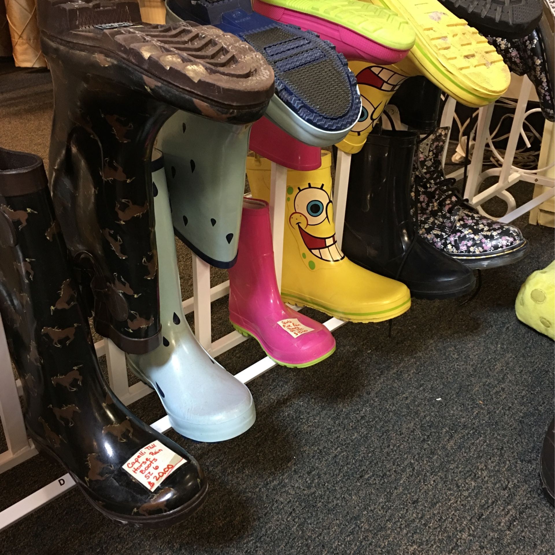Boots, Rain And Snow, Some children from women’s