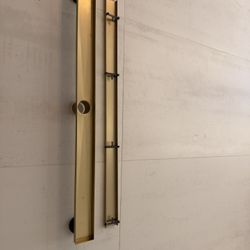 gold shower drain