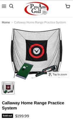 Callaway Home Range Golf Practice System