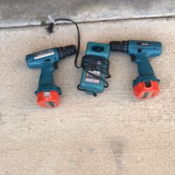 2 Marita drills 12v with charger perfect condition