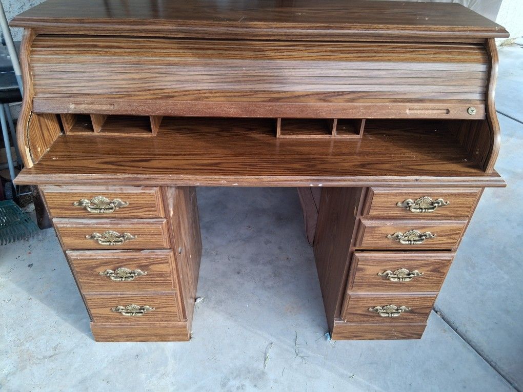 Antique Roll Top desk
