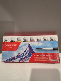 Caran d'Ache Gouache Studio 8 Tube Set
