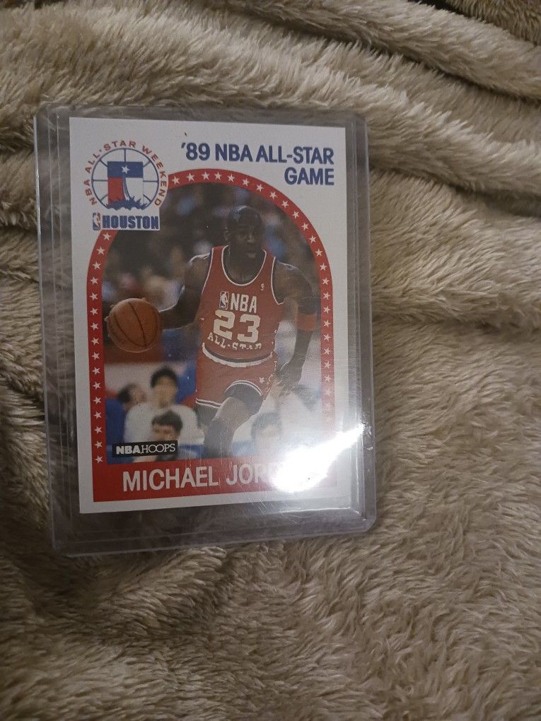 89 NBA ALL-STAR MICHAEL JORDAN CARD