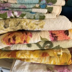 Vintage Bath Towels 