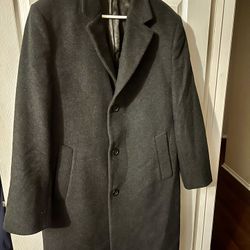 Men's MK Dark Gray Overcoat Like New