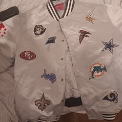 VINTAGE NFL TEAM PATCH JACKET 