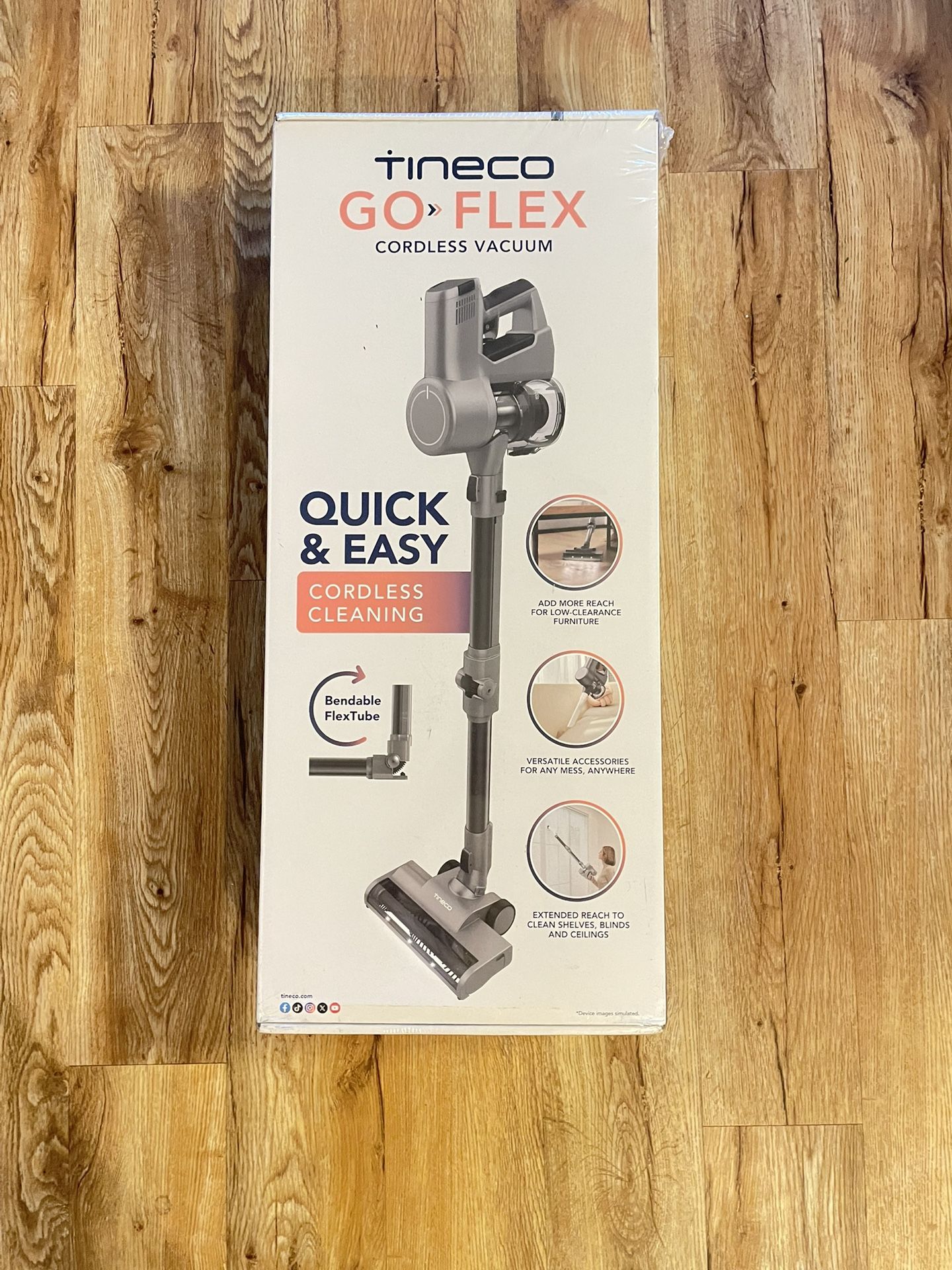This is a Tineco GO Flex Cordless Lightweight Stick Vacuum. Here's some helpful information: Lightweight and portable: Weighing under 5 lbs, it's eas