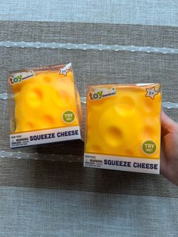 Toymendous JUMBO Squeeze Cheese Squishy – Brand New – $12