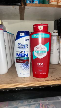 he and & shoulder  and  old spice.  9 set