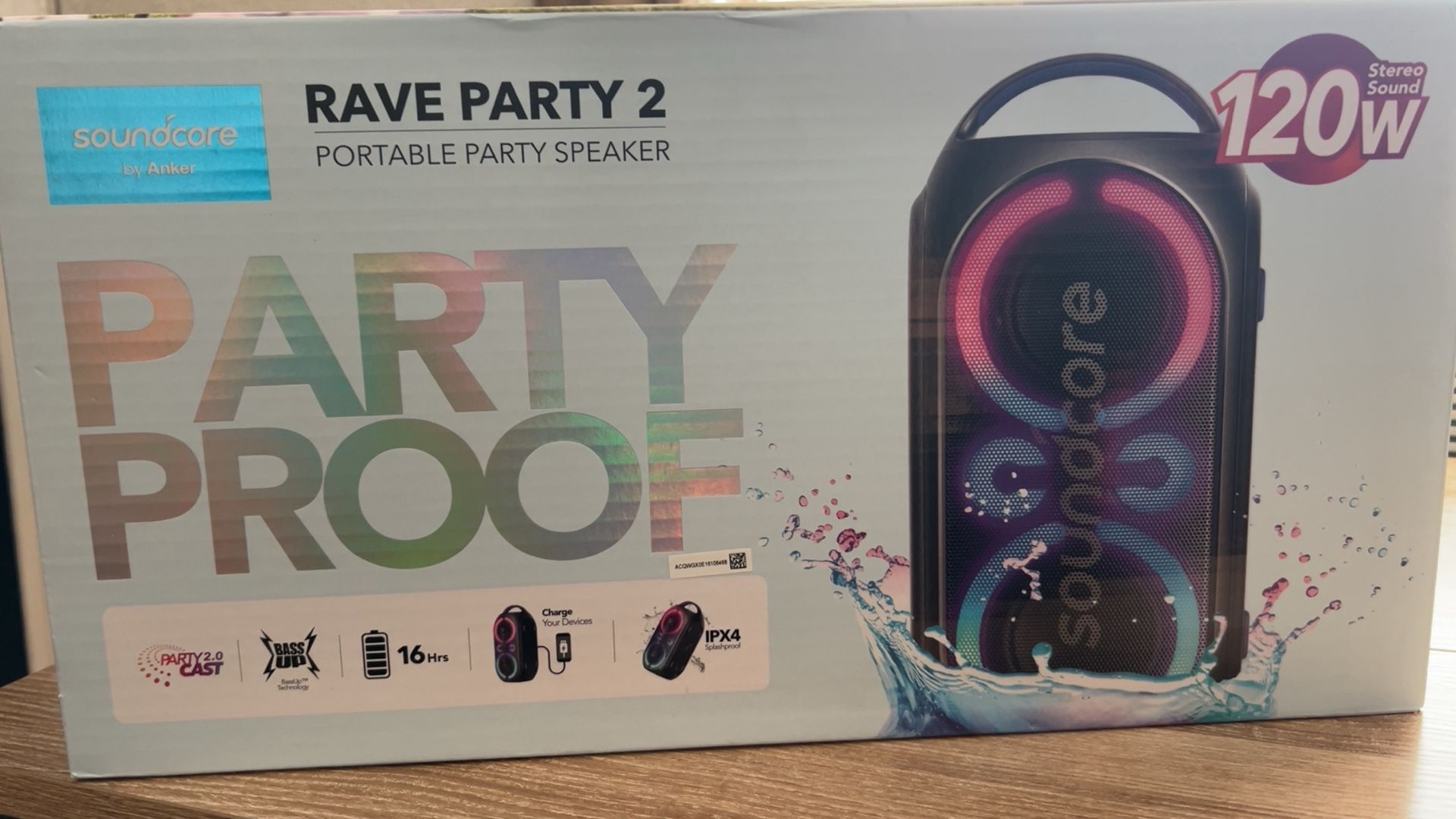Rave Party 2 Portable Speaker
