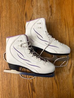 Women’s white Salsa ice skates - good condition